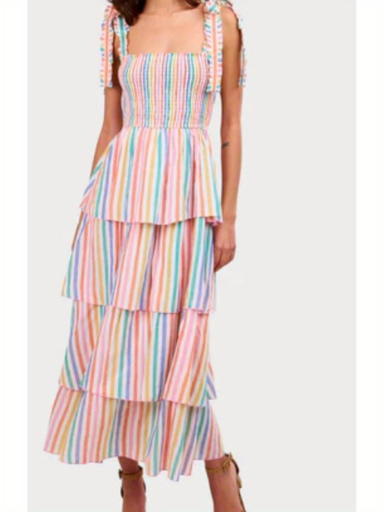 women's light pink off the shoulder dress for pregnancy Spring/Summer Solid Hue Off-Shoulder with Layered Ruffle Maternity Dre   Pink & Blue Baby Shop