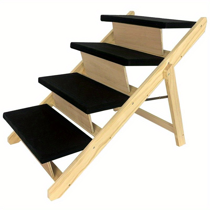 Dog Stairs Dog Ramp 2 In 1 Foldable Pet Ramp Suitable For Cats And Dogs, Loading Capacity Up To 80 Kg