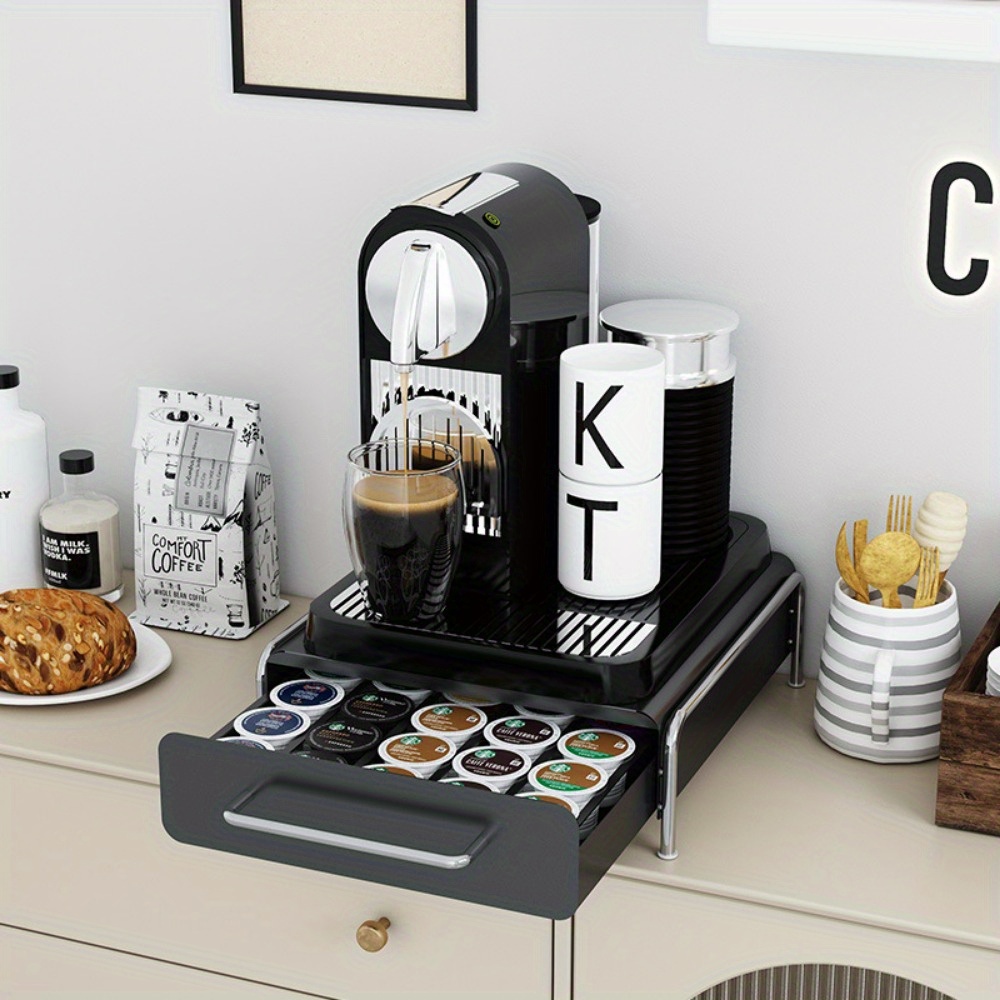 Coffee Capsule Rack, Coffee Capsule Storage Drawer Box, Coffee Capsule Storage Box And 2-in-1, 30.5 X X 10cm