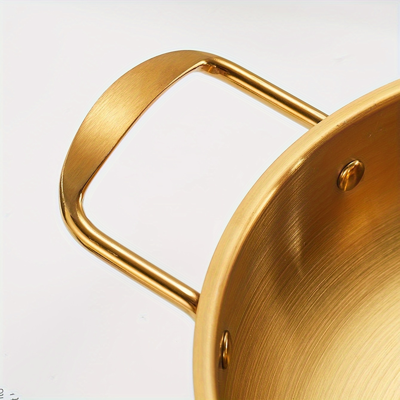 premium golden stainless steel ramen pot versatile for soup seafood durable cookware for home restaurant details 5