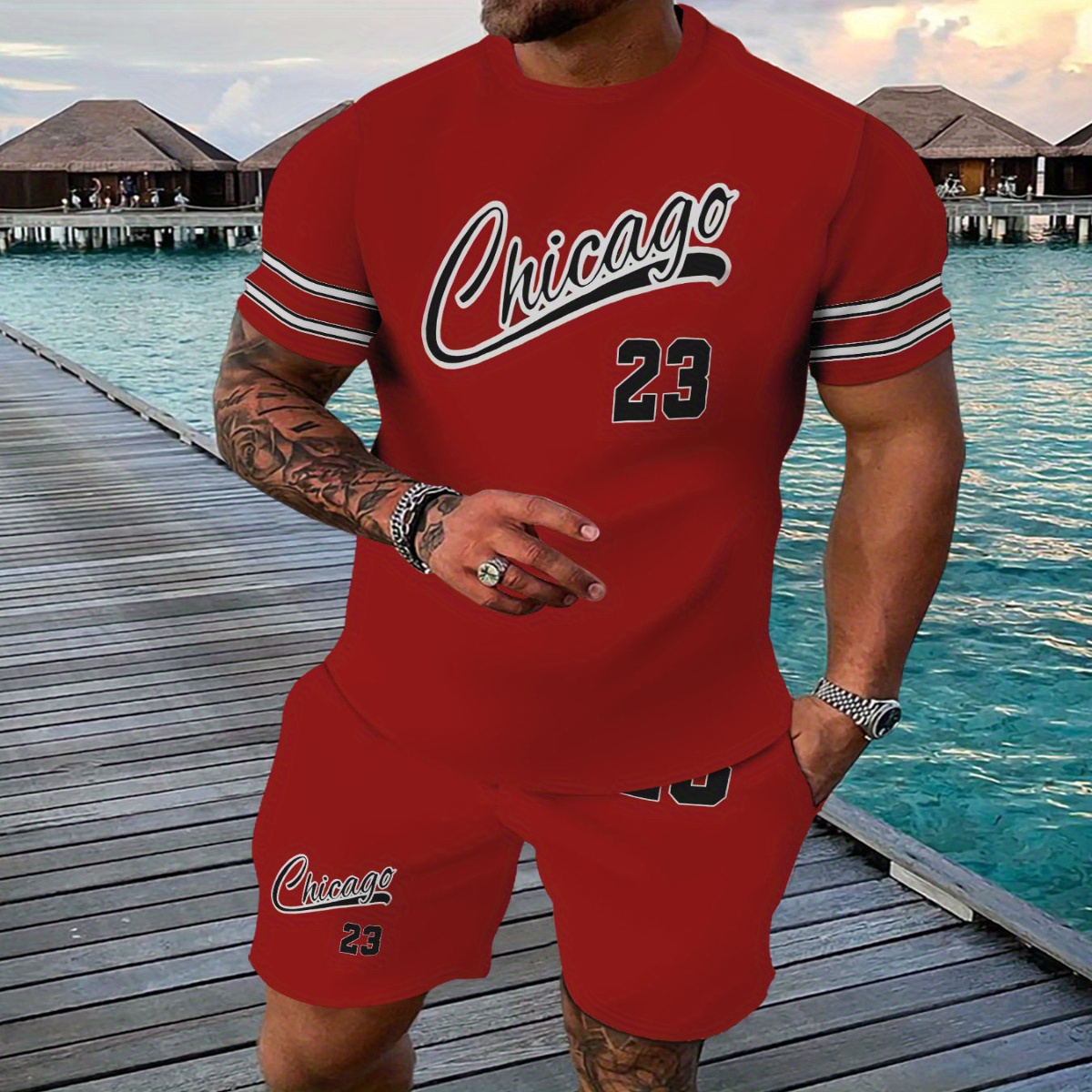 

Outfit, 23 Graphic T- & 2- Set For Summer