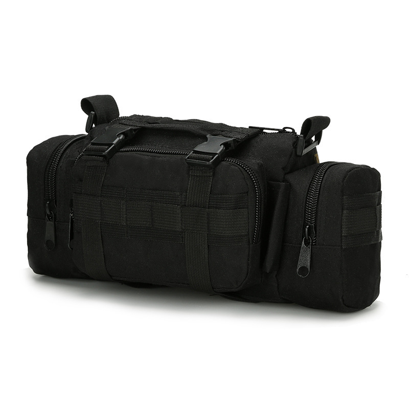 Image of Sturdy And Crossbody Bag, Portable Chest Pack For Outdoor Activities, Cycling Bag, Premium Nylon Waist Pouch With Adjustable Strap Suitable For , Camping, And Everyday Use