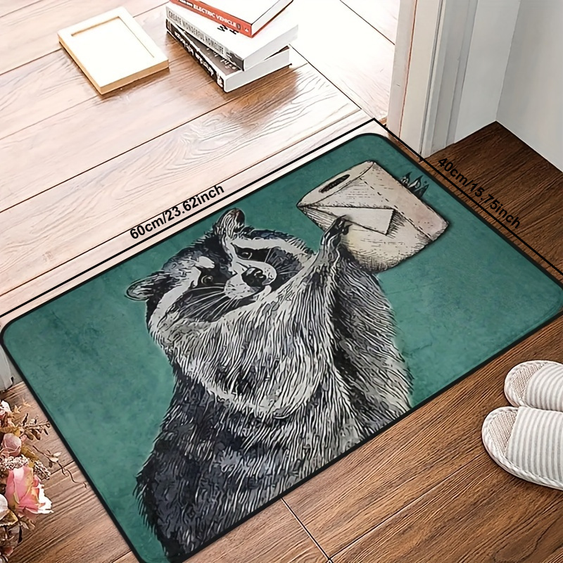 Image of Here You Some Paper, Dear . With A Easy And Napkin Patterns, This Comfortable And Lightweight Floor Mat Is Suitable For Kitchen, Entrance Hall, And Door Floor Mats. A Decoration And Gift
