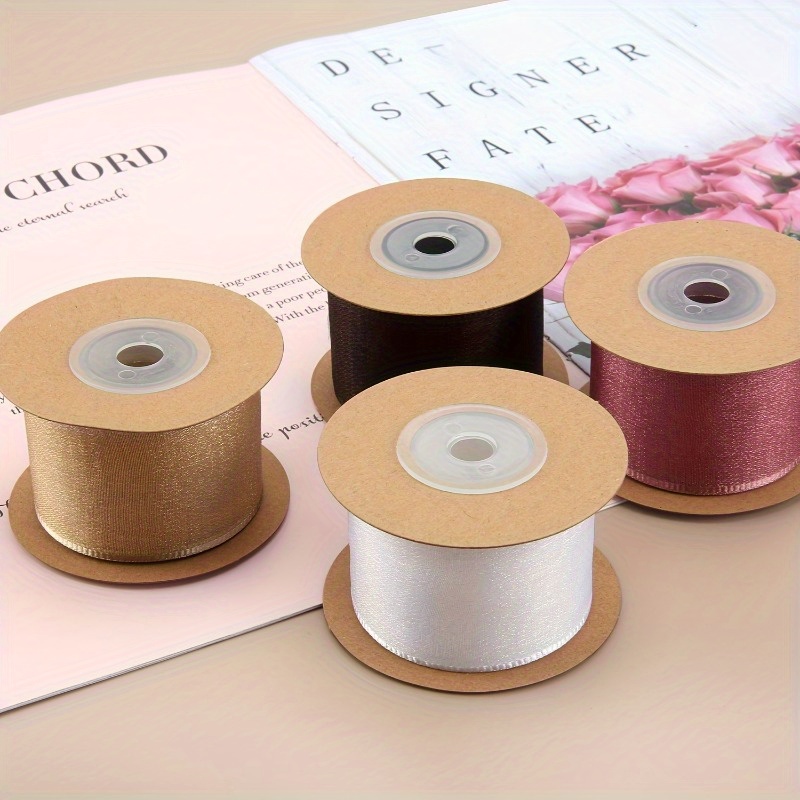 

10-yard Roll Sheer Organza Ribbon, High-quality Polyester Edge For Bouquet Wrapping, Cake Packaging, Bow Decorations, Festive Holiday Wedding Valentine's Day Party Decor Non-waterproof Plastic Ribbon