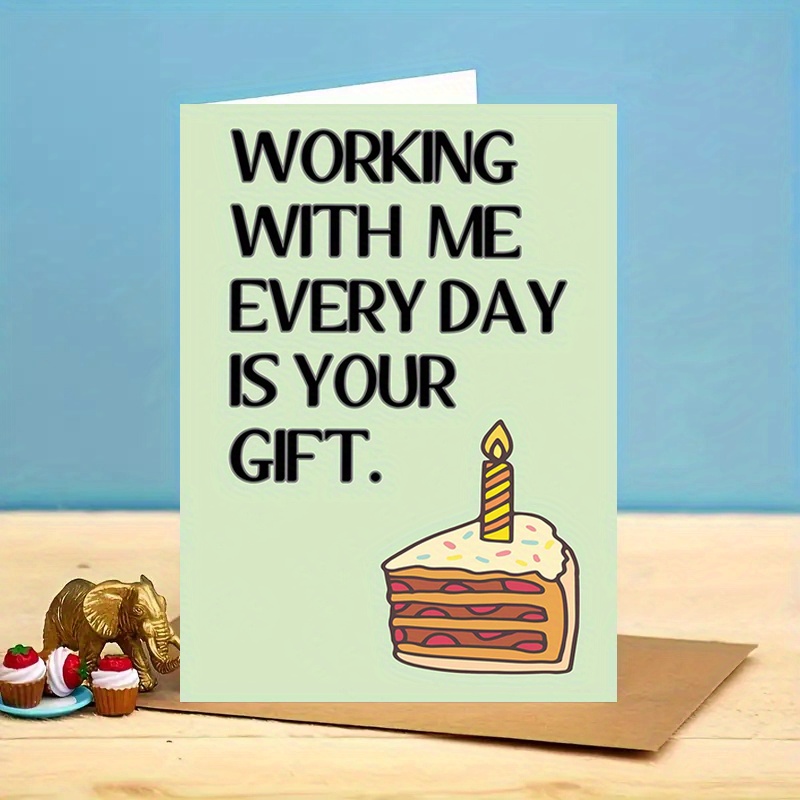 Funny Birthday Cards Coworkers Funny Office Birthday Cards - Temu