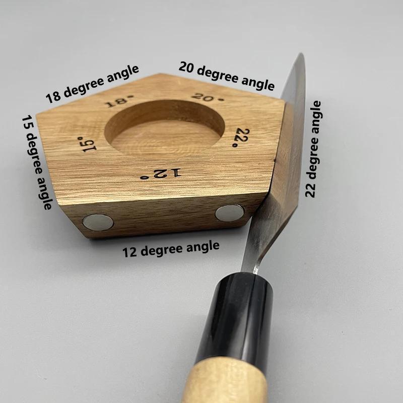 magnetic drum knife sharpener with 12 15 18 20 22 degree   removable grinding   manual kitchen and tableware sharpening tool details 12