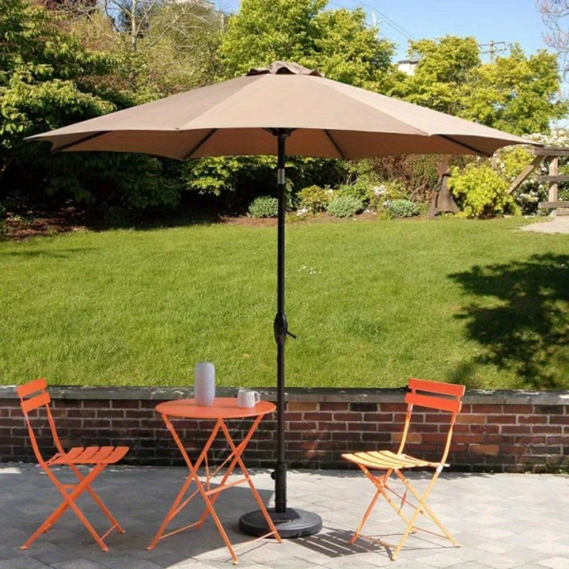 9 Ft good Outdoor Patio Tilt Market Enhanced Aluminum Umbrella 8 Ribs, 7 Colors / Pat