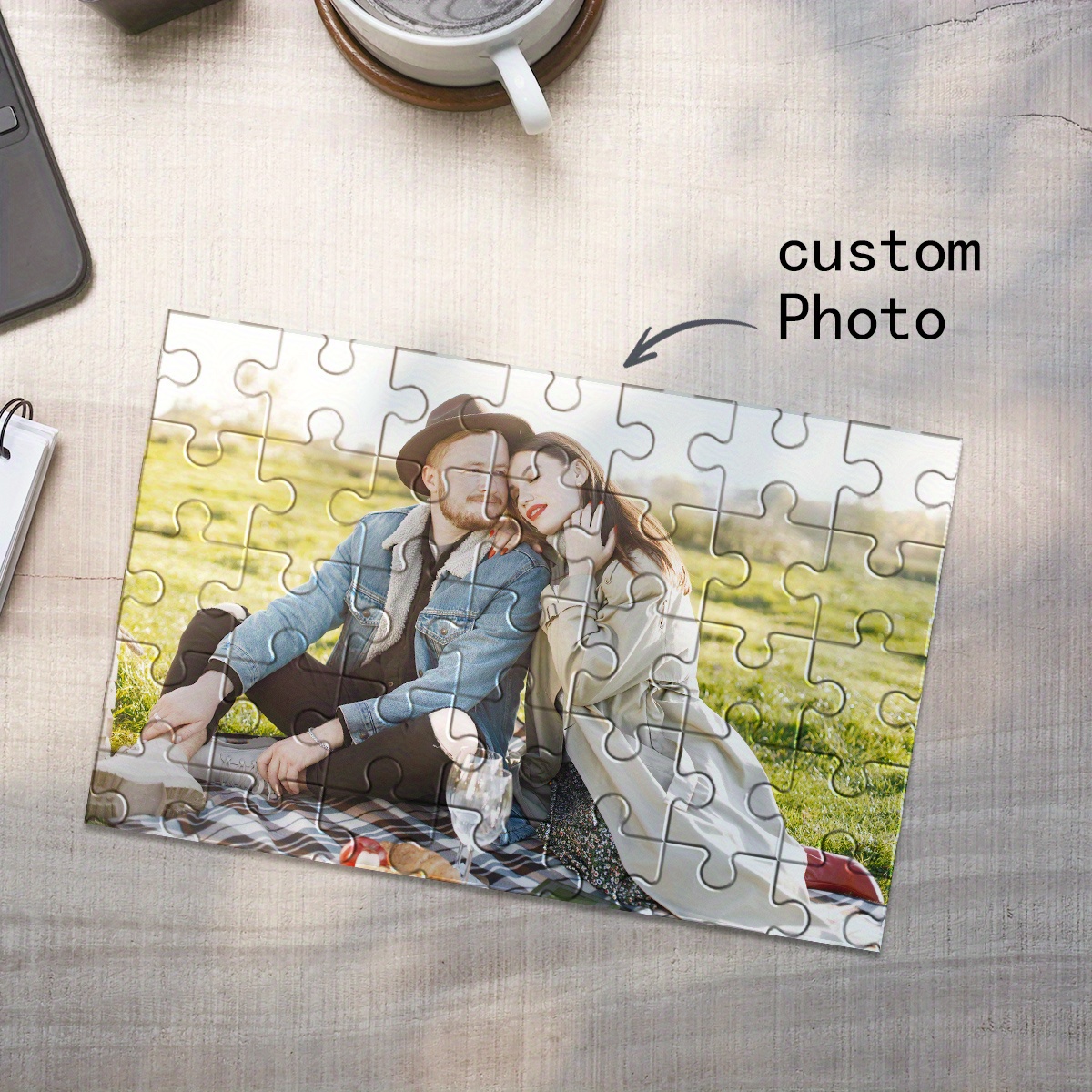 

Custom Photo Puzzle: Personalized For Family, Wedding, Anniversary, Or Birthday - Suitable For 14+