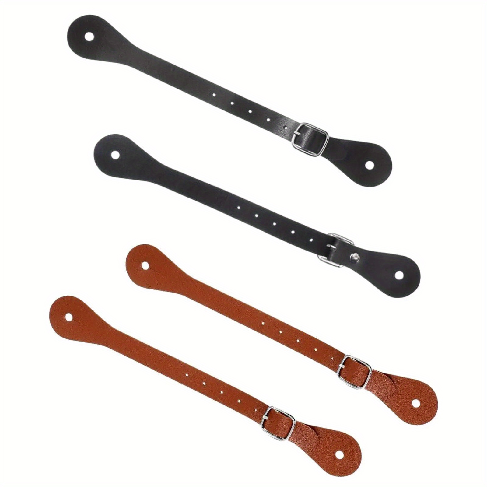 

Spur Straps Boot Straps Set Of 2 Cowboy Cowgirl With Metal Spur Belt Adjustable For Horse Riding Equipment Supplies