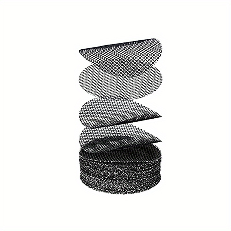 50pcs Round Mesh Plant Support Screens - Soil Retention & Drainage Protection for Garden and Lawn Care