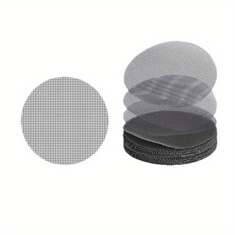 50pcs Round Mesh Plant Support Screens - Soil Retention & Drainage Protection for Garden and Lawn Care