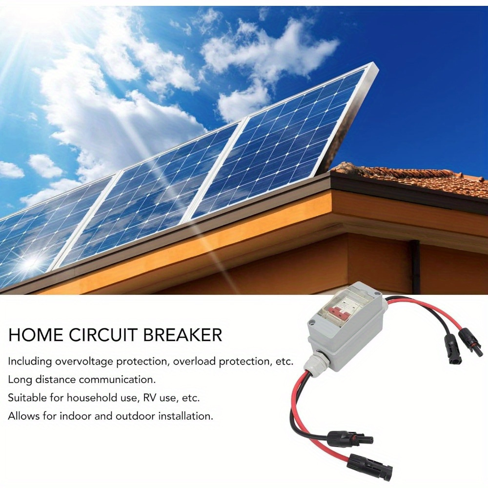 SALALIS Mini Disjoncteur DC Disjoncteur Miniature DC 2P, Isolateur De