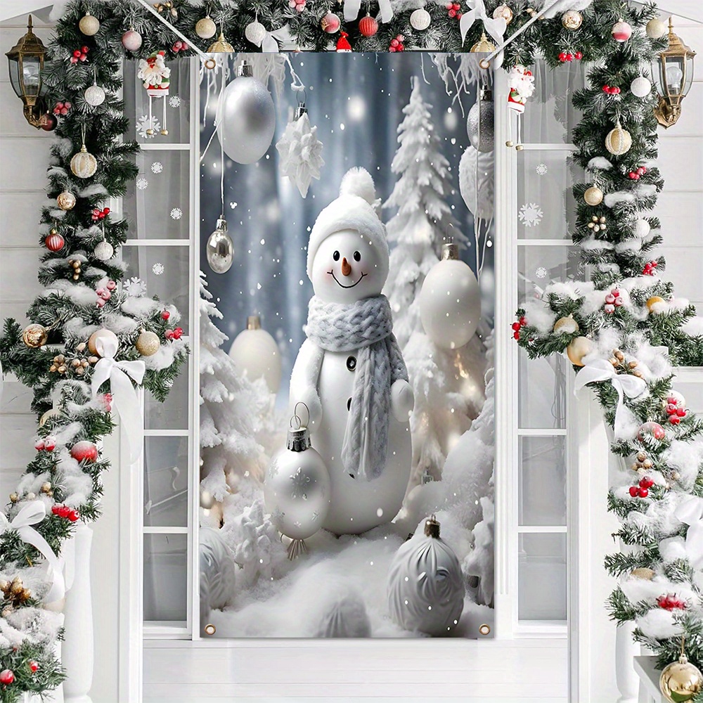 

Snowman - Polyester, For Christmas & New 's / Decor, Backdrop