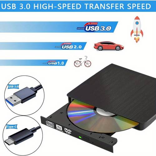 external cd dvd drive for laptop usb 3 0 portable rw drive dvd player for laptop cd rom burner compatible with laptop desktop pc windows os