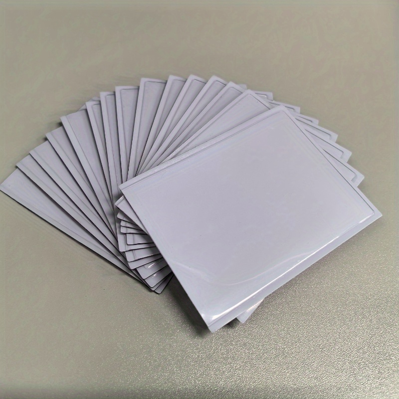 Image of 15pcs Set, 2.5 X 3.5 Magnetic Polaroid Photo Frame Pocket, Photo Frame Magnet For Refrigerator, Photo Bag For Refrigerator, Wallet Size Photo Frame, Storage Cabinet Decoration