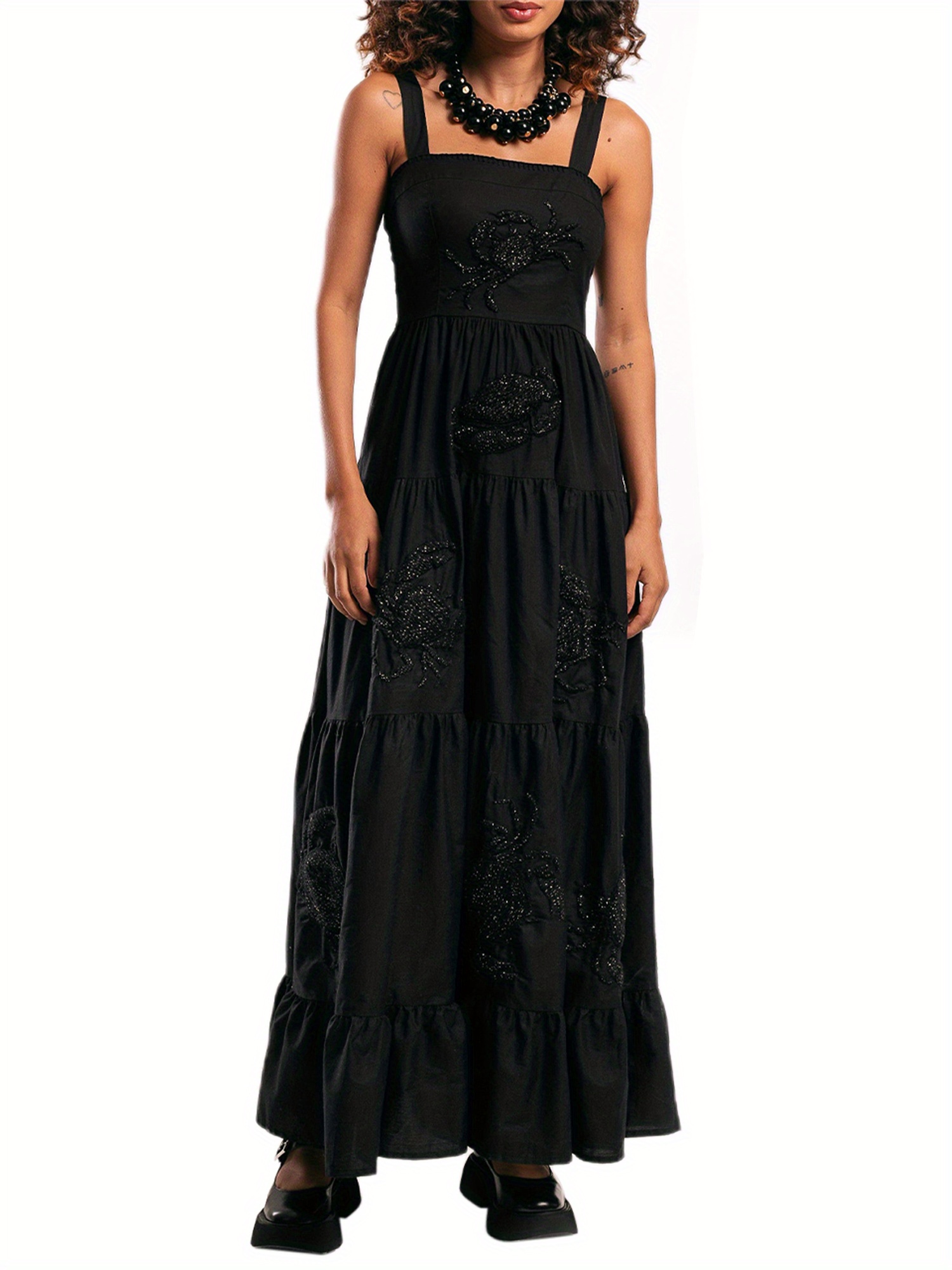 chinese dress ladies Summer Fruits Maxi Dress main image 1