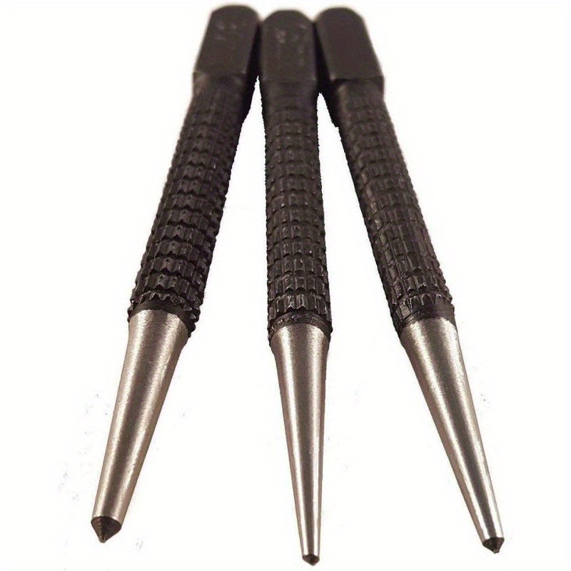 

3pcs 1.5mm/2mm/3mm Alloy Steel Center Punch Metal Wood Marking Drilling Tool Core For Metal