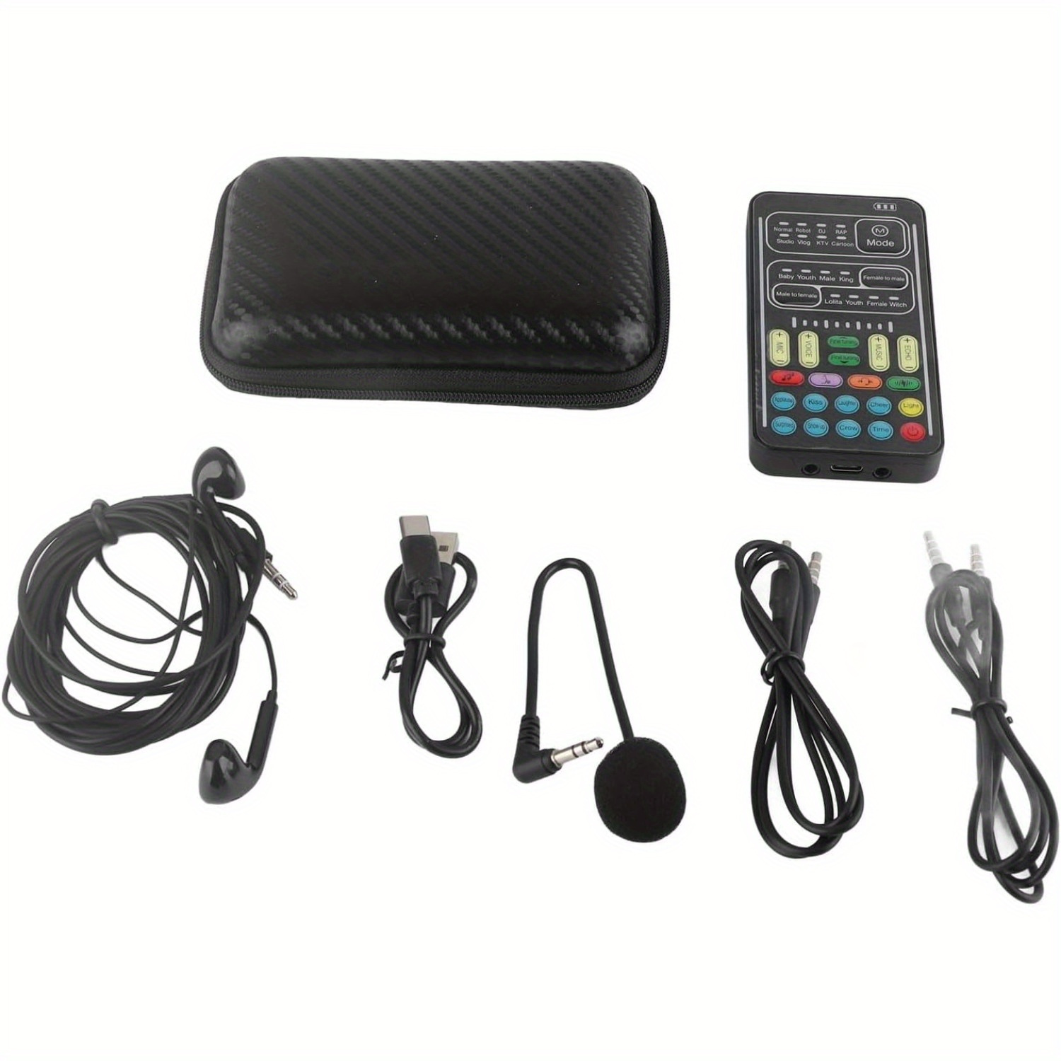 Cambiador De Voz Portátil Con 8 Efectos De Sonido | Dispositivo De ABS Para Bromas Y Fiestas | Ideal Para Adultos Y Niños