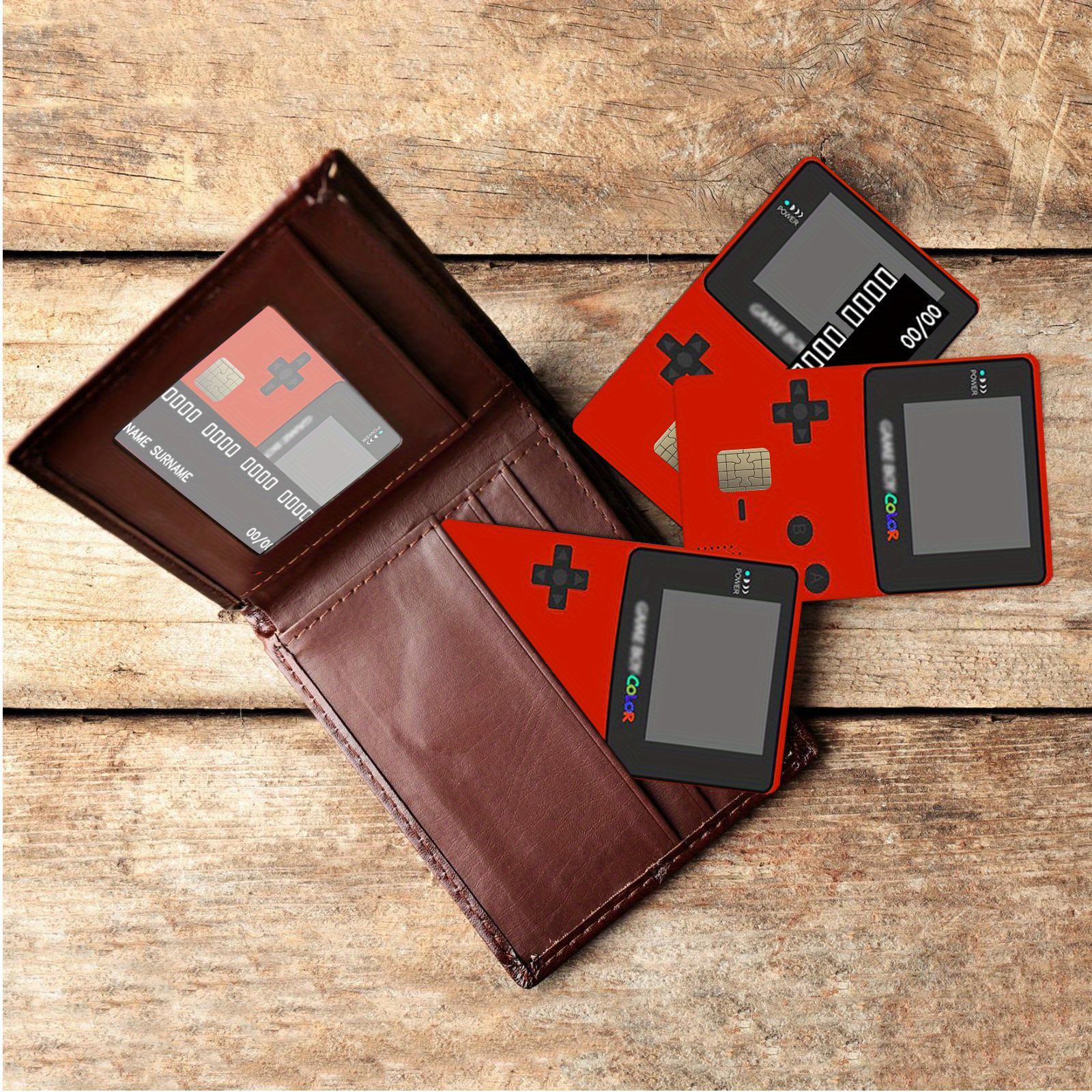 

4pcs/set Gaming Console Credit Card Sticker Use As Credit Card Skin - Debit Card Sticker For Use As Debit Card Skin - Card Stickers For Debit Cards - Debit Card Cover