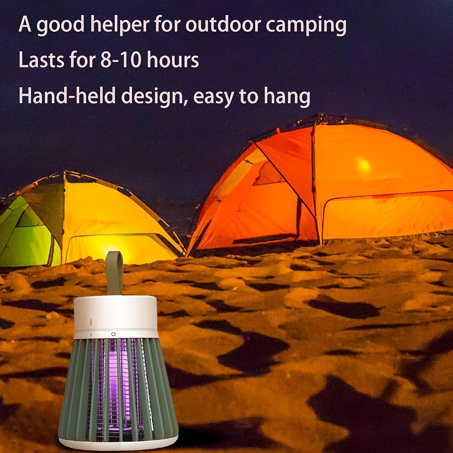  portable mosquito lamp usb rechargeable ideal for indoor use home garden camping picnics details 5