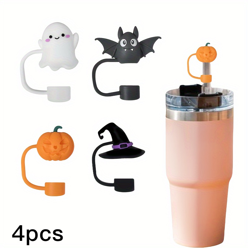 

4pcs Halloween Mouthpiece: , Bat, Hat And -suitable For 10mm