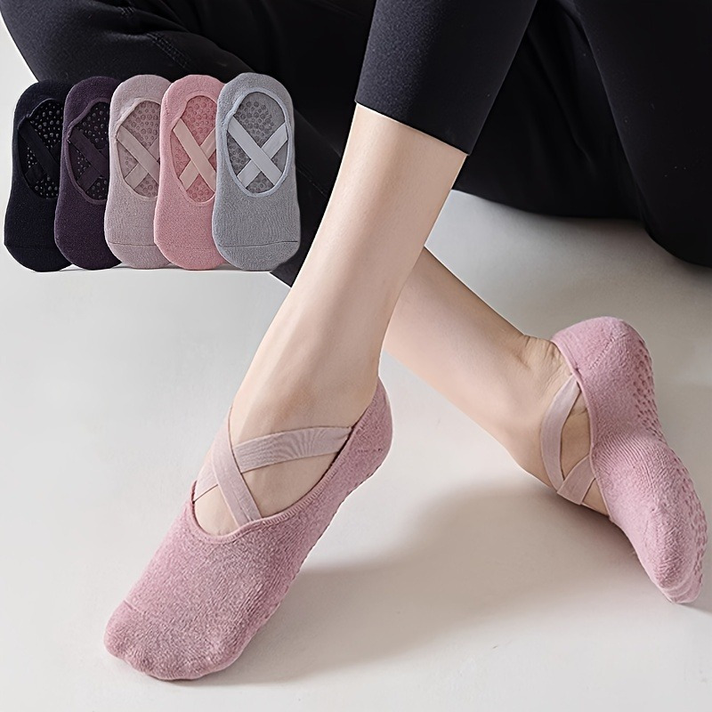 

Of Women's Yoga Socks, Silicone Non-slip Dance Socks, Indoor Fitness Socks