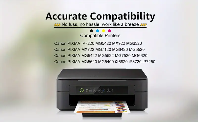 5 PACK EDIBLE INK CARTRIDGES PGI-250CLI-251 For Canon PIXMA - Foto 11