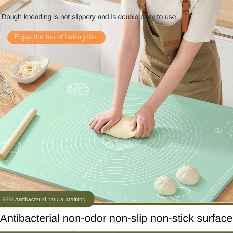 

1pc Pastry Mat 27.56*19.69inch - Antibacterial Mat For Dough , , , Cookies - Kitchen Gadget Measurement