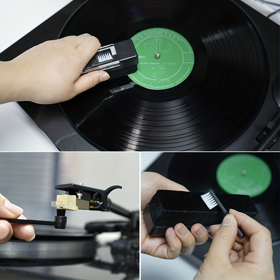 

Premium Vinyl Record Cleaning Kit With Turntable Brush - Enhances Audio , For Cd/dvd Players & Records,