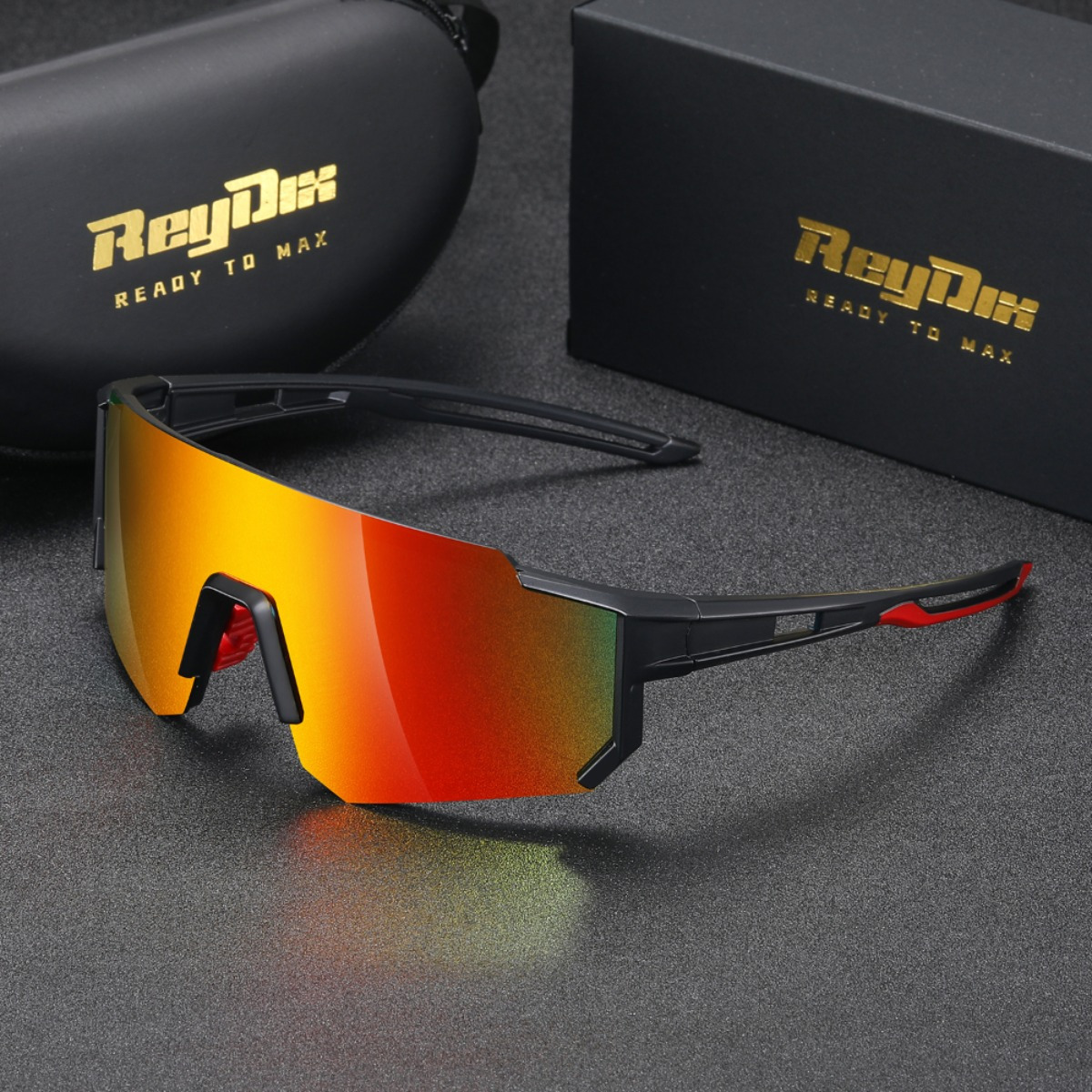 

Reydix Polarized Sports Fashion Glasses For Driving & Cycling - Stylish, With Tac Lenses