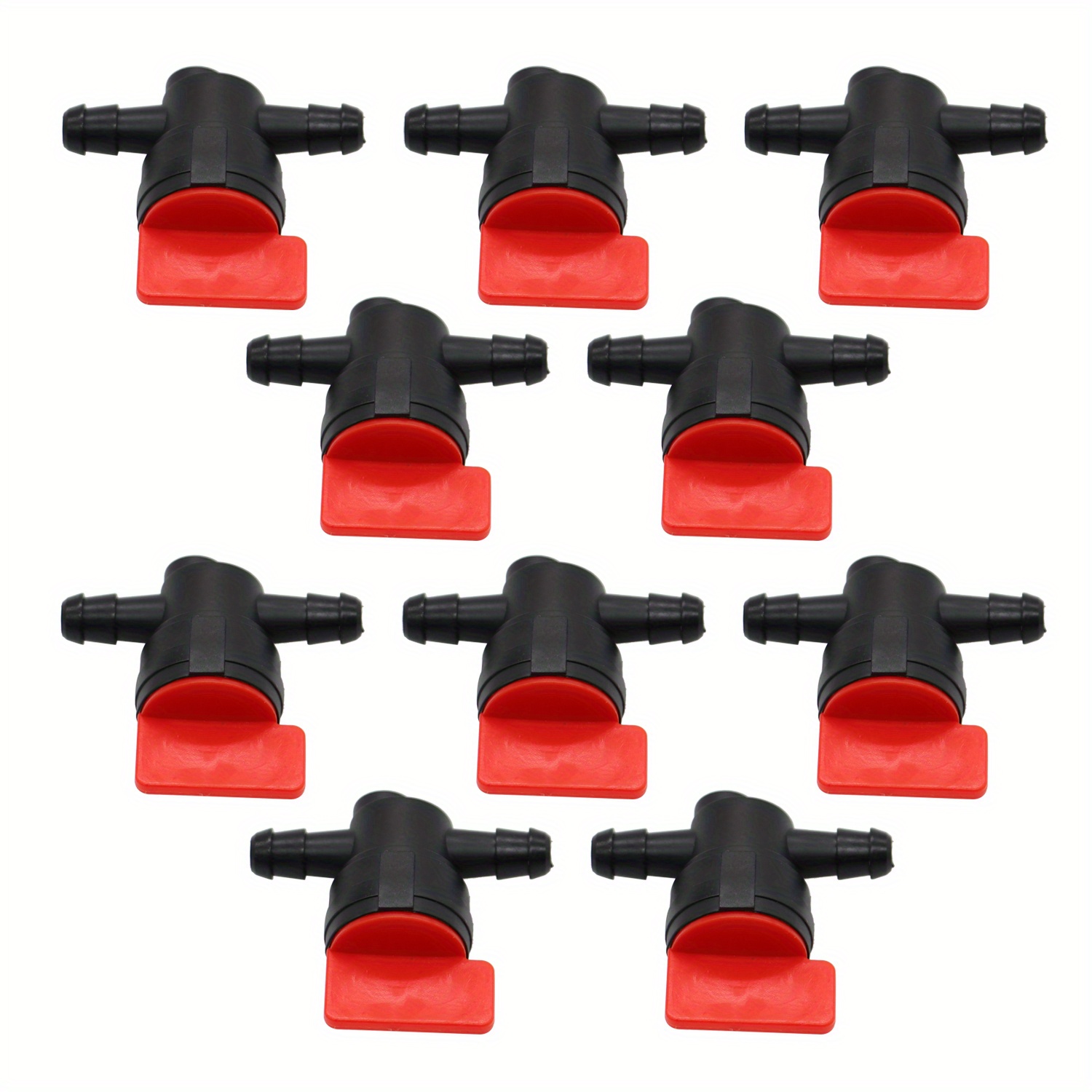 

10pcs 1/ 4" Line Gas Fuel Shut Off Valves Valves For Petcock Motorcycle 494768 493960