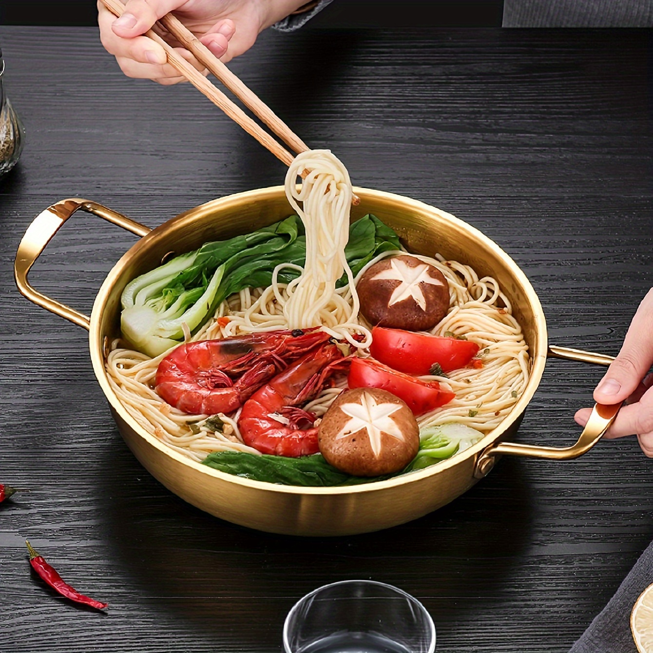 stainless steel   set   noodles seafood and more   details 0