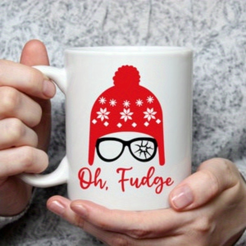 

1pc, Oh, Fudge (red Hat)-coffee Mug