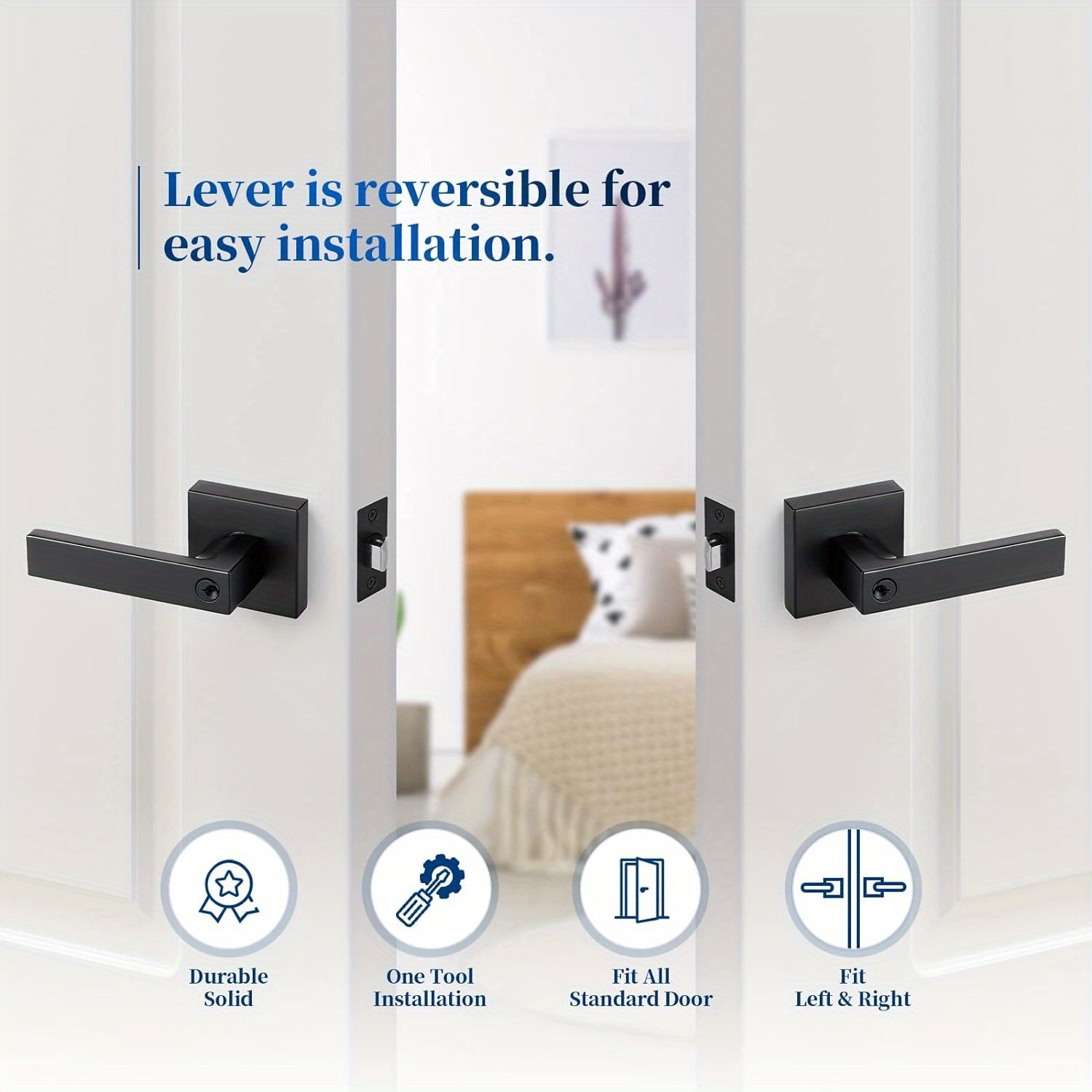 Heavy Duty Door Door Lock Door Handles Right Left Set Entry Door s