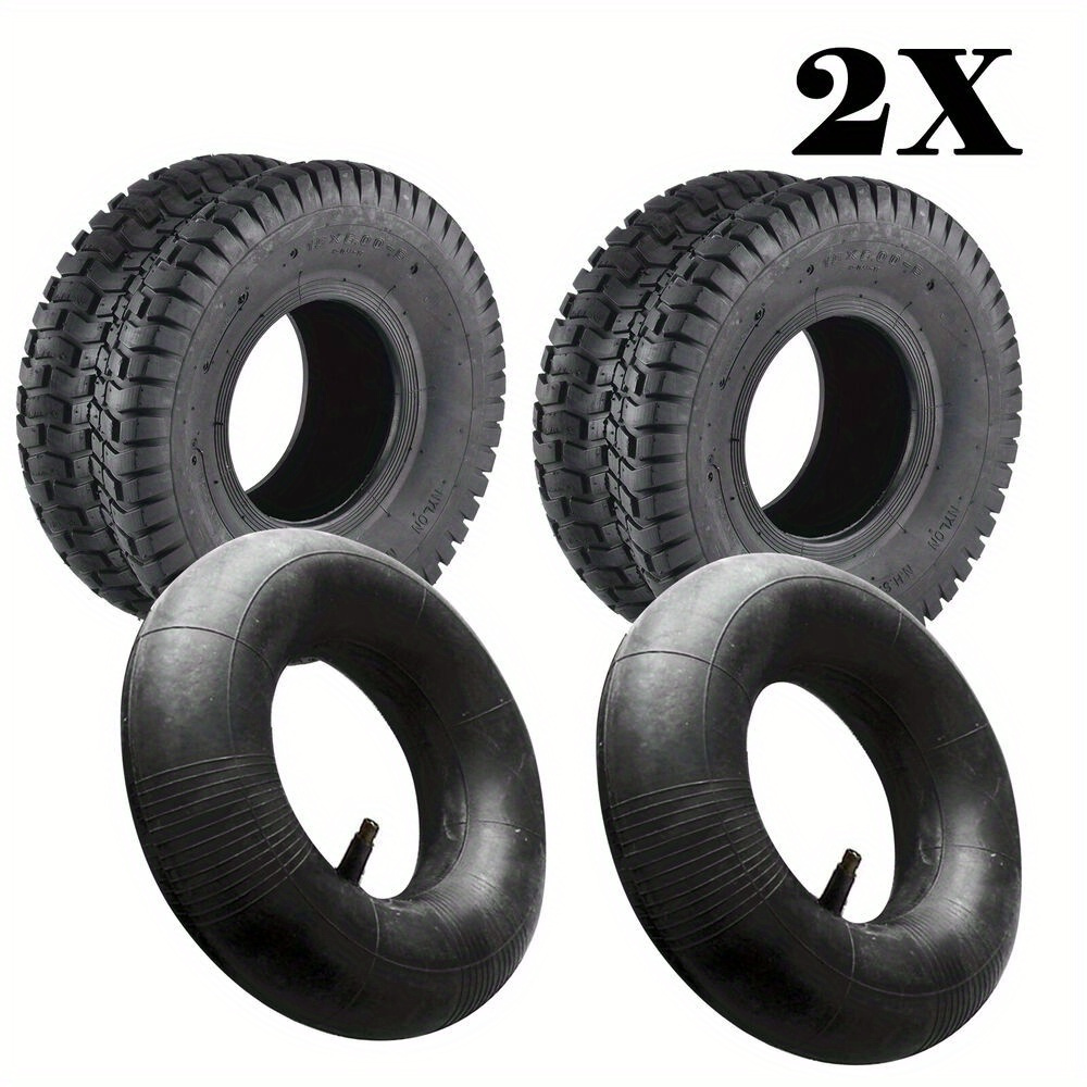 TEMU 2 Pieces Tires 15x6.00-6 4pr Tires For Lawn Tractor Ride-on Mower De