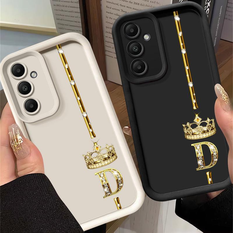 

Name Letters D Pattern Printing Silicone Soft Case For Samsung Galaxy A12 4g 5g A13 A14 A15 A22 A24 A25 A32 A33 A34 A35 A52s A53 A54 A55 A71 A72 A73 5g Mobile Shells Mixed Colors Back Cover