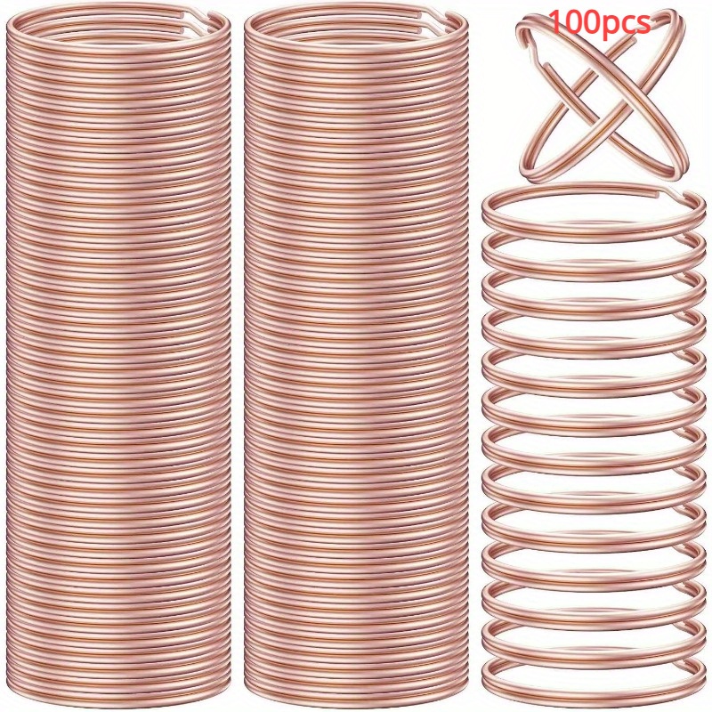 

100pcs Anneaux de Clés en de Zinc Cool - 25mm, Parfaits pour Porte-clés DIY & Artisanat, Accessoires de Mode pour Hommes