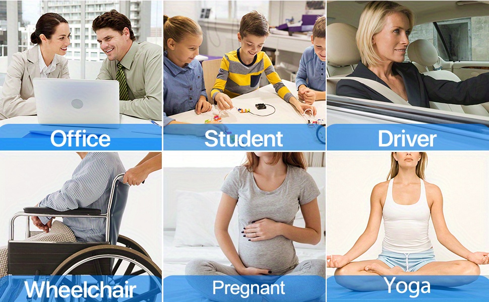 Extra-Large Gel Honeycomb Cushion, Suitable for Prolonged Sitting (Super Large And Thick), Soft And Breathable Wheelchair Gel Seat Cushion Reduces Sweating, Alleviates Buttock Pain, Office Chair Gel Cushion.