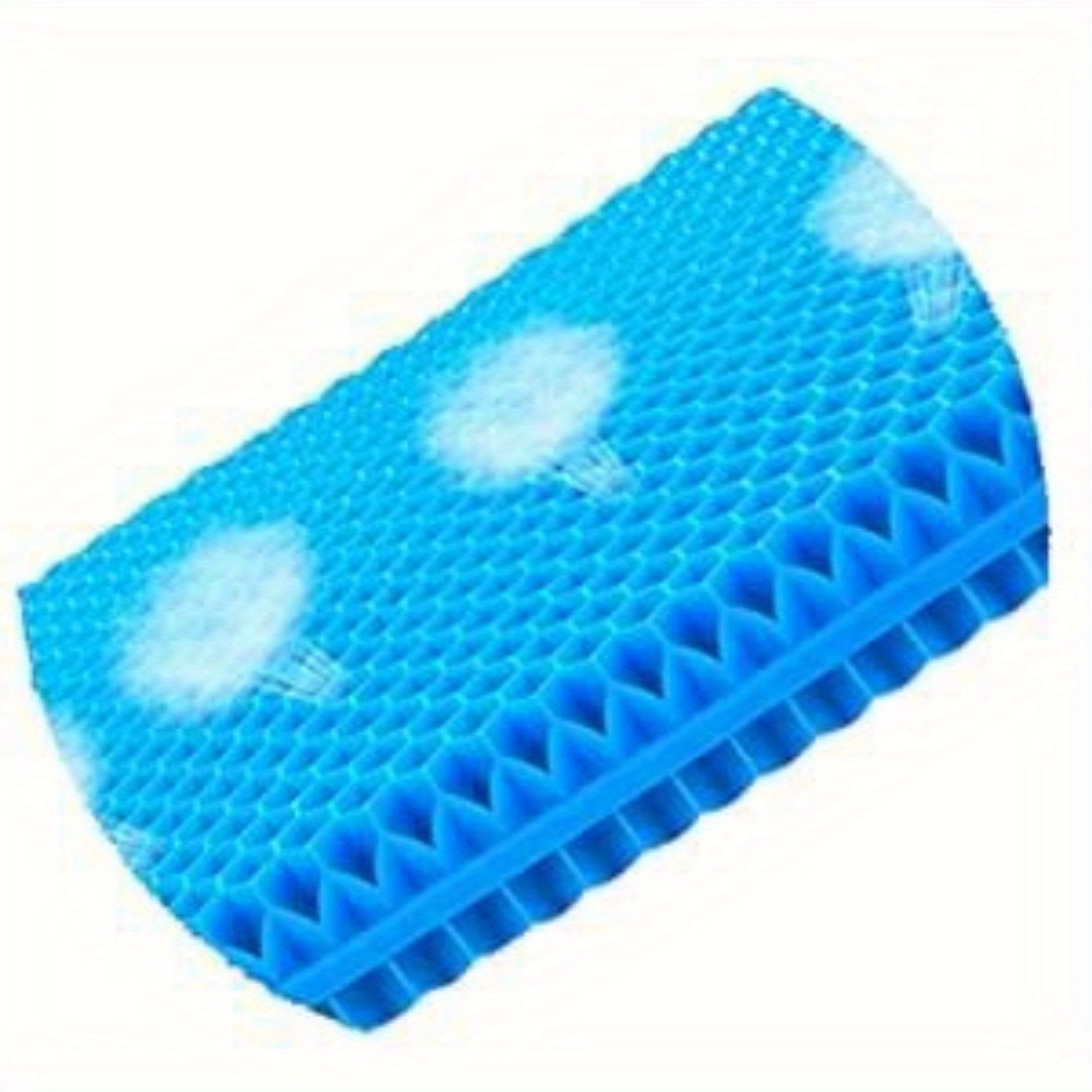 Extra-Large Gel Honeycomb Cushion, Suitable for Prolonged Sitting (Super Large And Thick), Soft And Breathable Wheelchair Gel Seat Cushion Reduces Sweating, Alleviates Buttock Pain, Office Chair Gel Cushion.