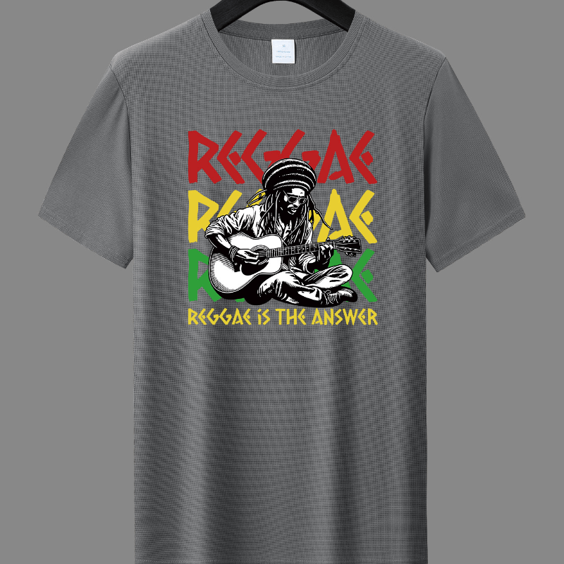 

T-shirt d'inspiration reggae : Détendez-vous et jouez avec le rythme de - pour les journées d'été