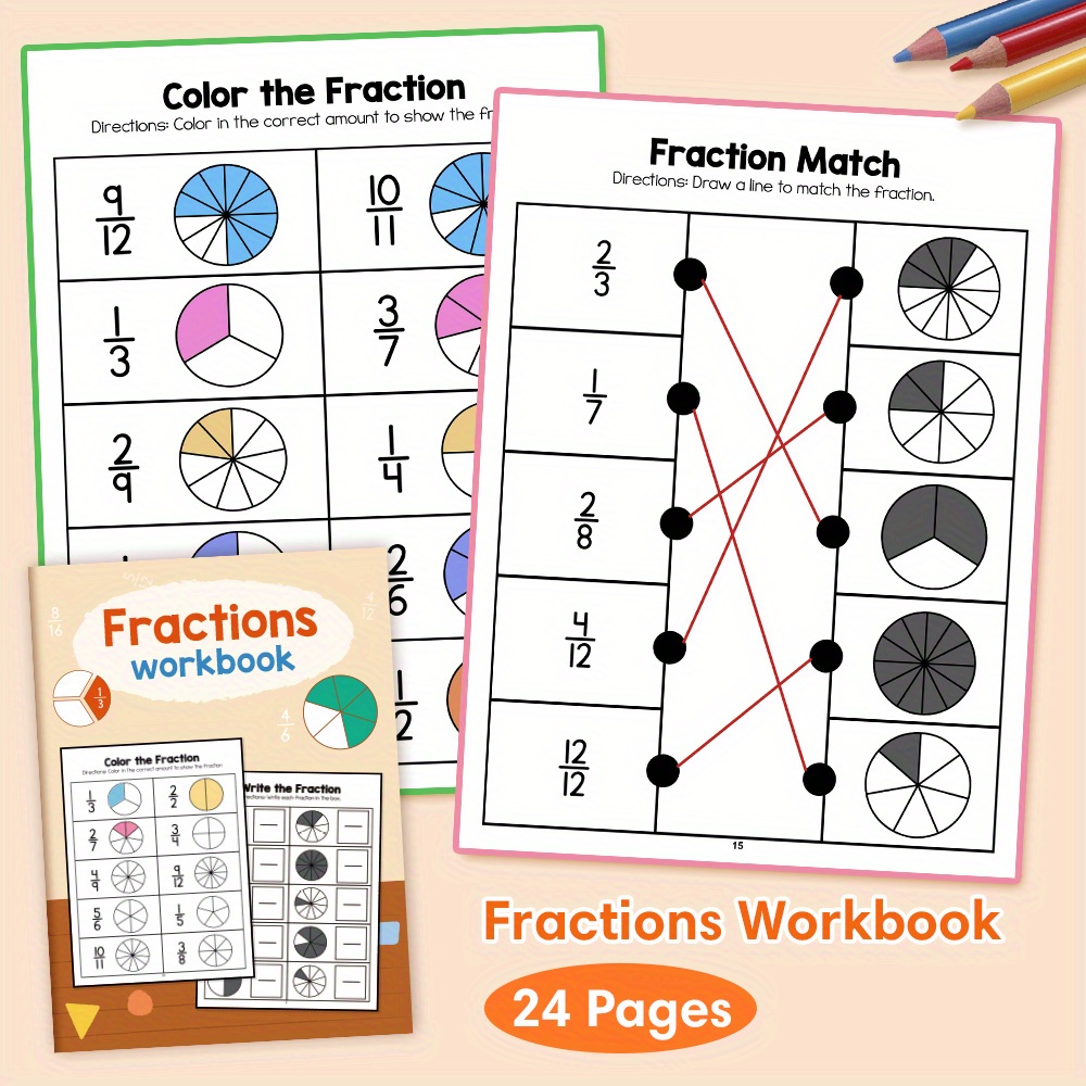 

Lachilly 24-page Tracing & Workbook - Educational Math Practice For