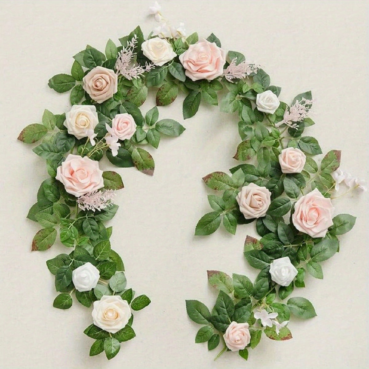 

5ft Artificial Rose Vine Floral Arrangements Wedding Ceremony Backdrop Arch Flowers Table Centerpieces Decorations