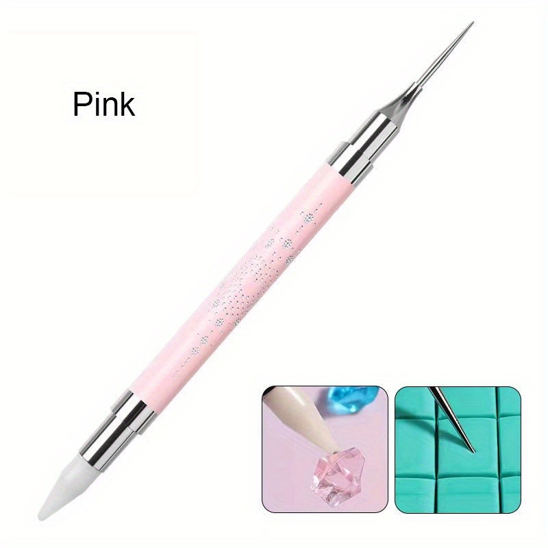 Nail Art Dotting Pen Double End Painting Diy Brush Rhinestone Handle Picker Manicure Dotting Tool Nail Accessories