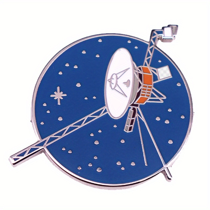 TEMU Voyager Brooch Badge Backpack Lapel Pin Jewelry Additions