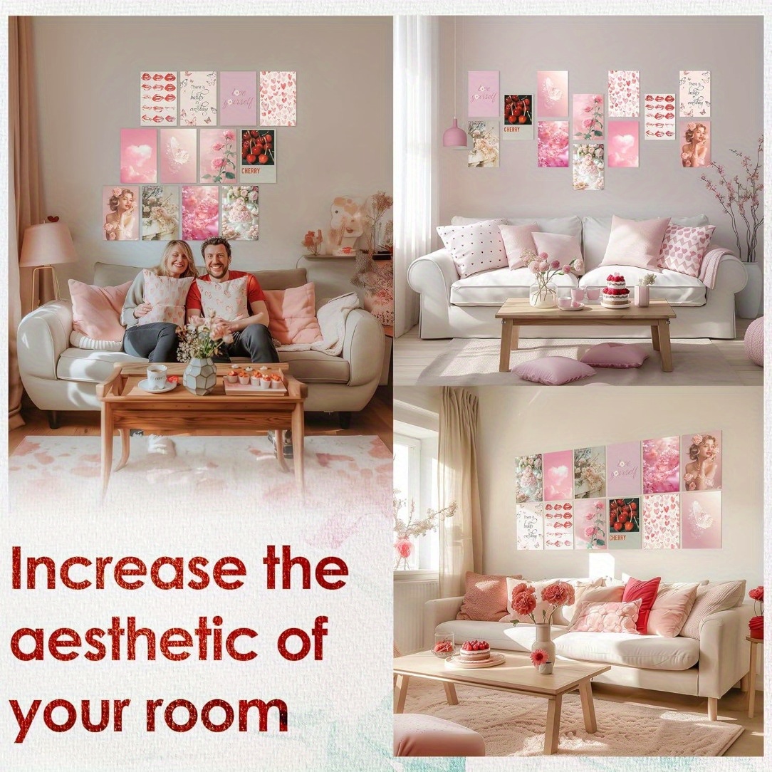 coquette aesthetic set decor posters - Temu