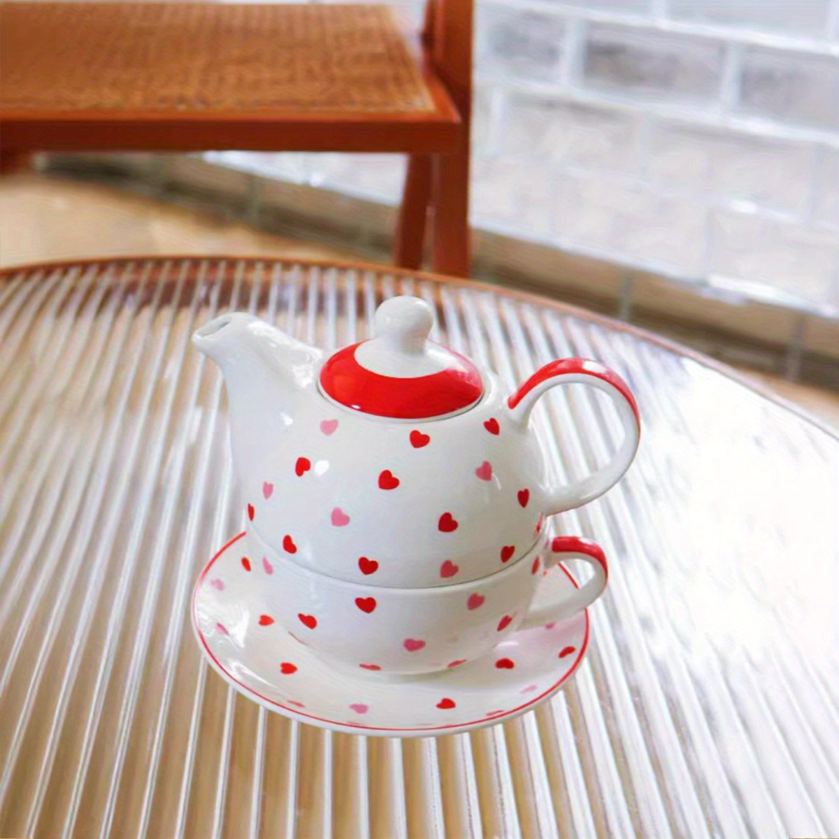 1set New Ceramic Hand--shaped Household And Child Pot 500ml