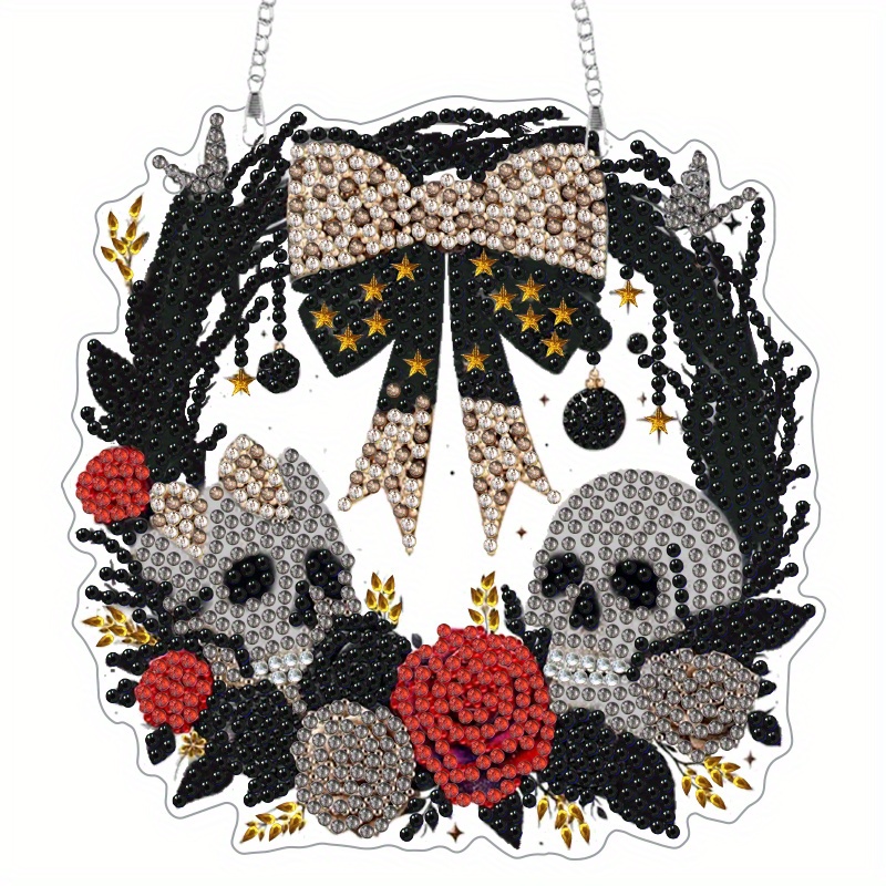 

Zanbee Acrylic Diamond Painting Kit - 1pc Butterfly Bow Cartoon Theme - Diy 5d Crystal Diamond Art Pendant - Craft Mosaic Wall Hanging Decor For Home, Window, Door - Handmade Gift