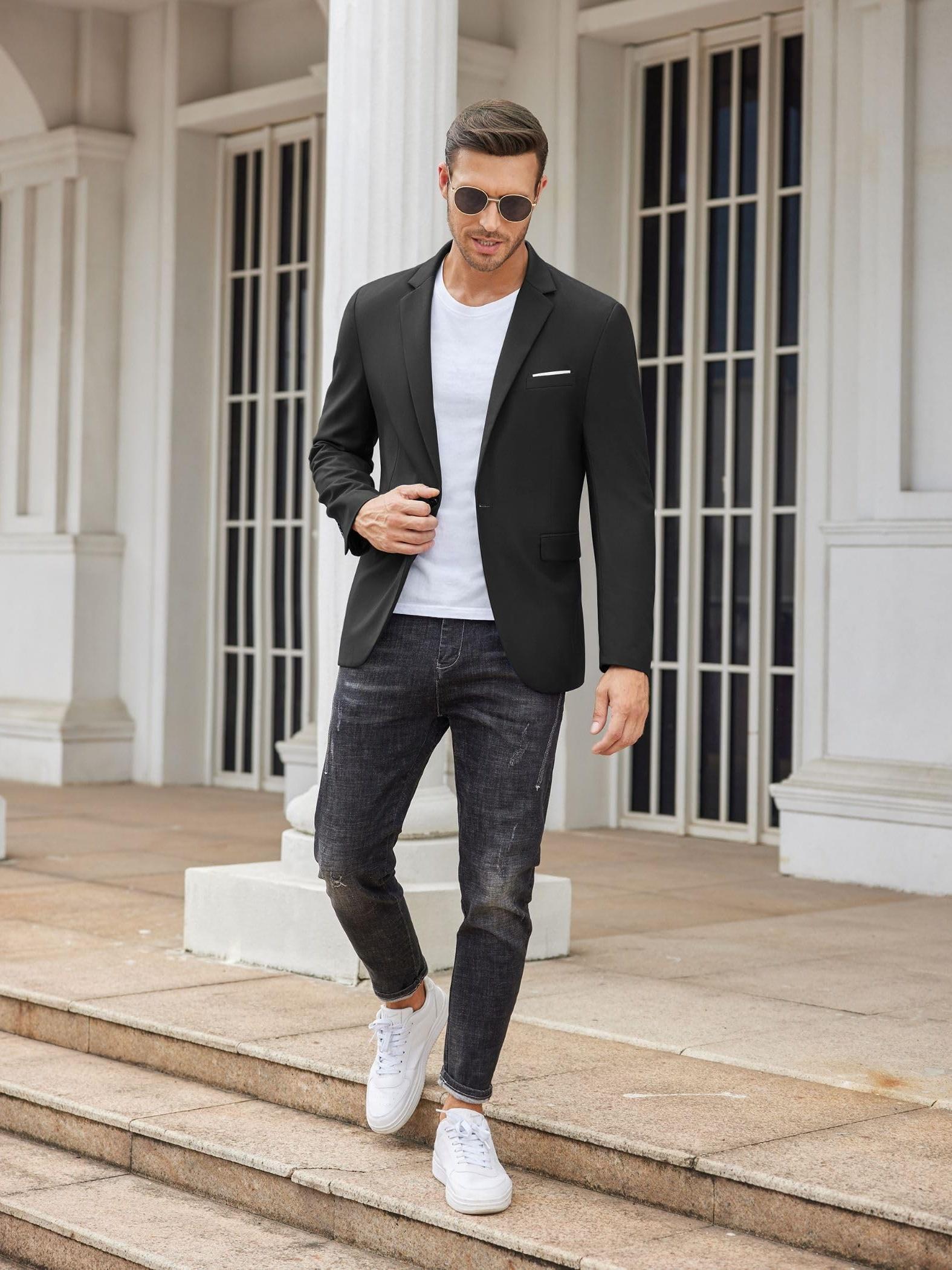 Blazer Trajes Sport Elegante Para Hombres Chaquetas De Traje