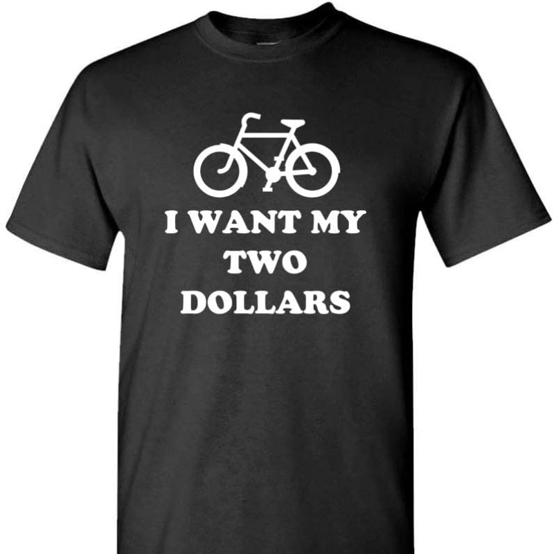 

I Want My 2 Dollars - Better 80's Movie - Mens Cotton T-shirt