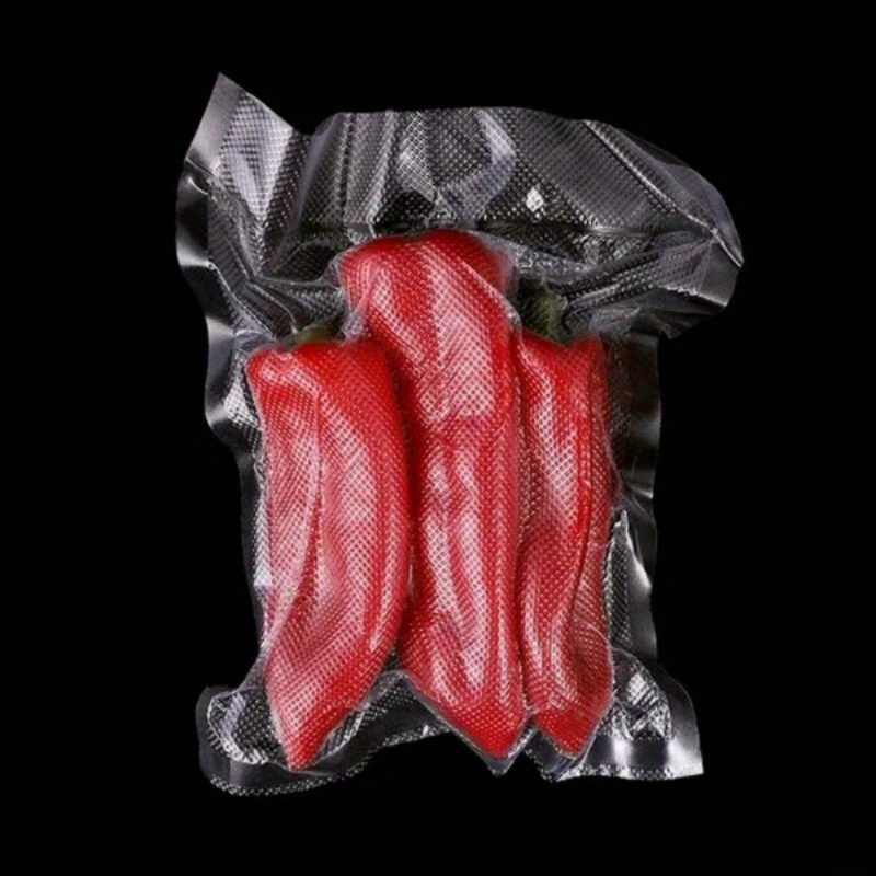 1 Roll PE Vacuum Sealer Bags for Food Storage, One-Time Use, Various Sizes (11.99/15.01/16.99/19.99/22.0/24.99/27.99 cm Width) x 5.0 meter Length, Preserve Freshness
